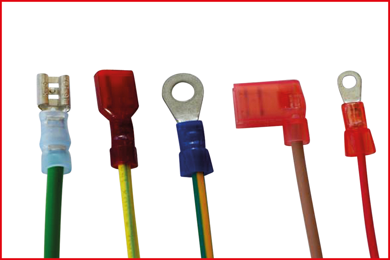 KS Tools Crimpzange für isolierte Kabelschuhe, 220mm