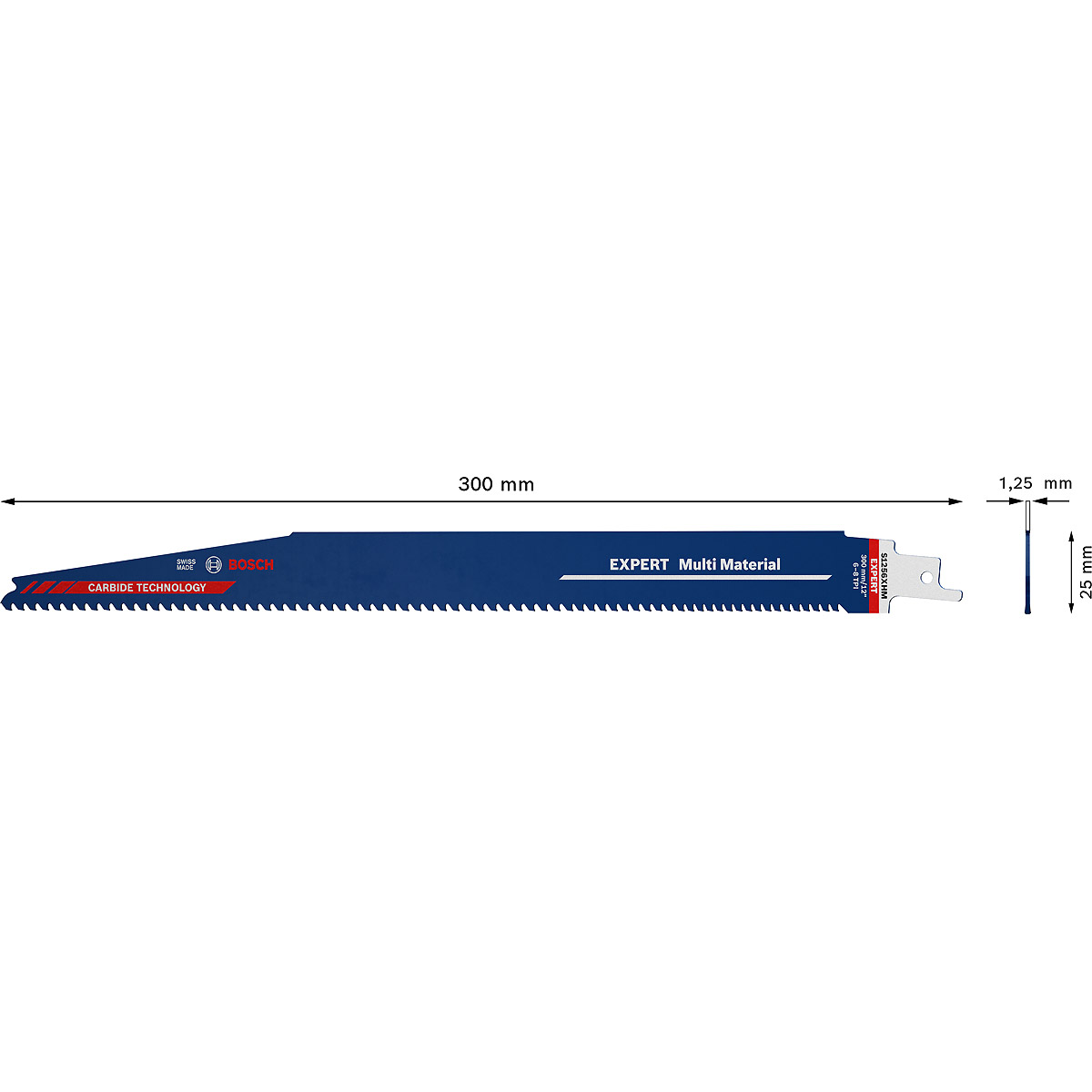 Bosch EXPERT ‘Multi Material’ S 1256 XHM Säbelsägeblatt