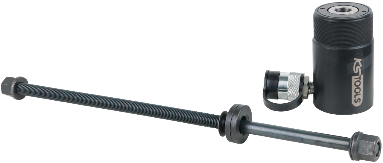 KS Tools Hydraulik-Hohlkolbenzylinder-Satz 12 t mit Spindel, 2-tlg
