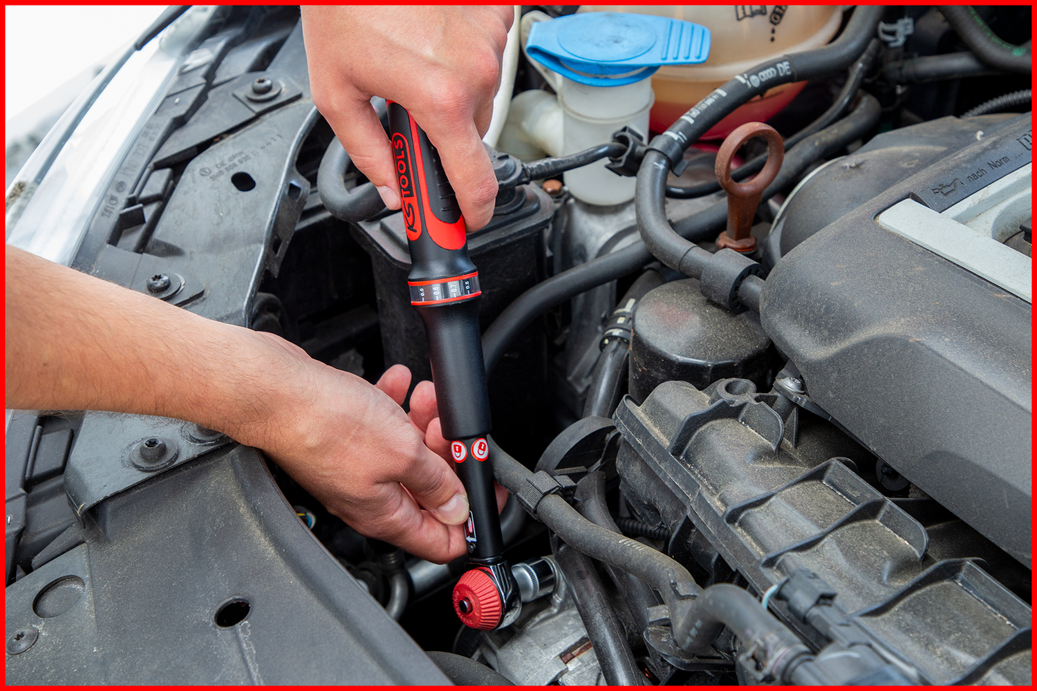 KS Tools ERGOTORQUE®precision Ratschen-Drehmomentschlüssel Drehknopf