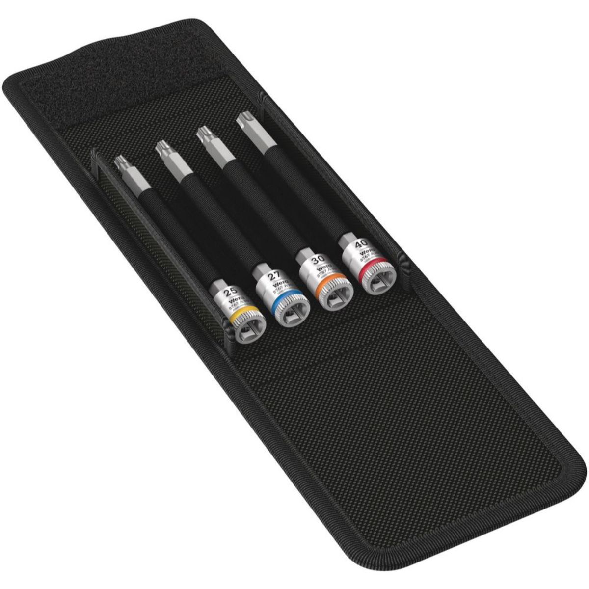 Wera 8767 A TORX HF 1 Zyklop Bitnuss-Satz TORX, mit 1/4"-Antrieb, mit Haltefunktion, 4-teilig
