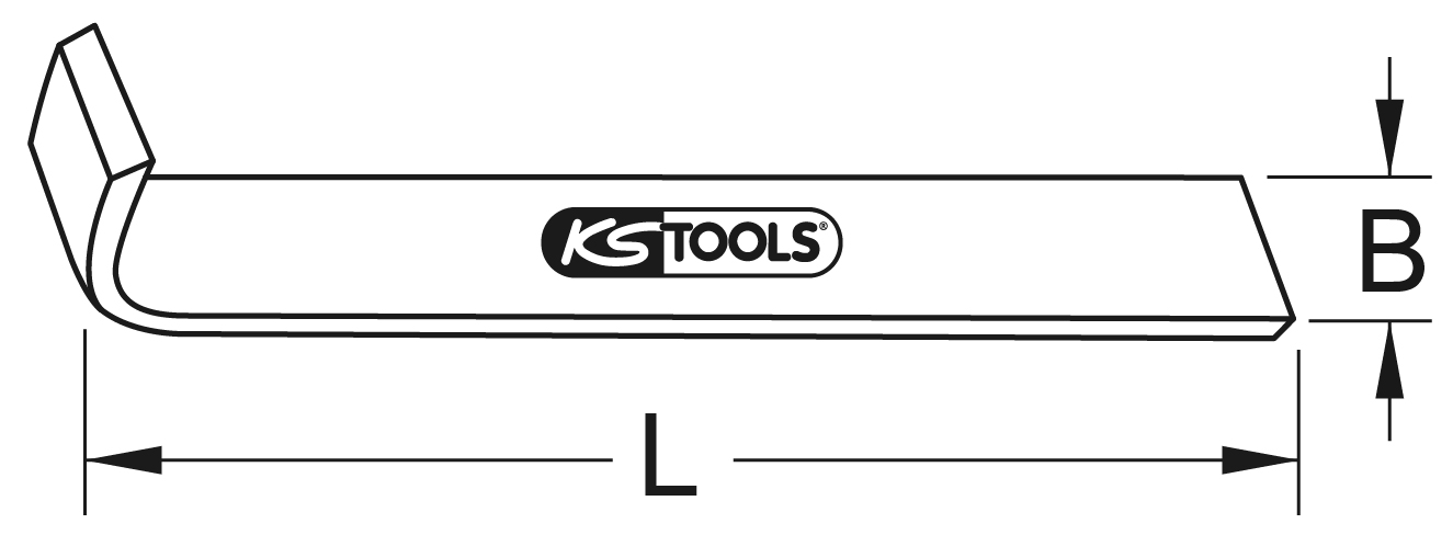 KS Tools BRONZEplus Winkelschaber 