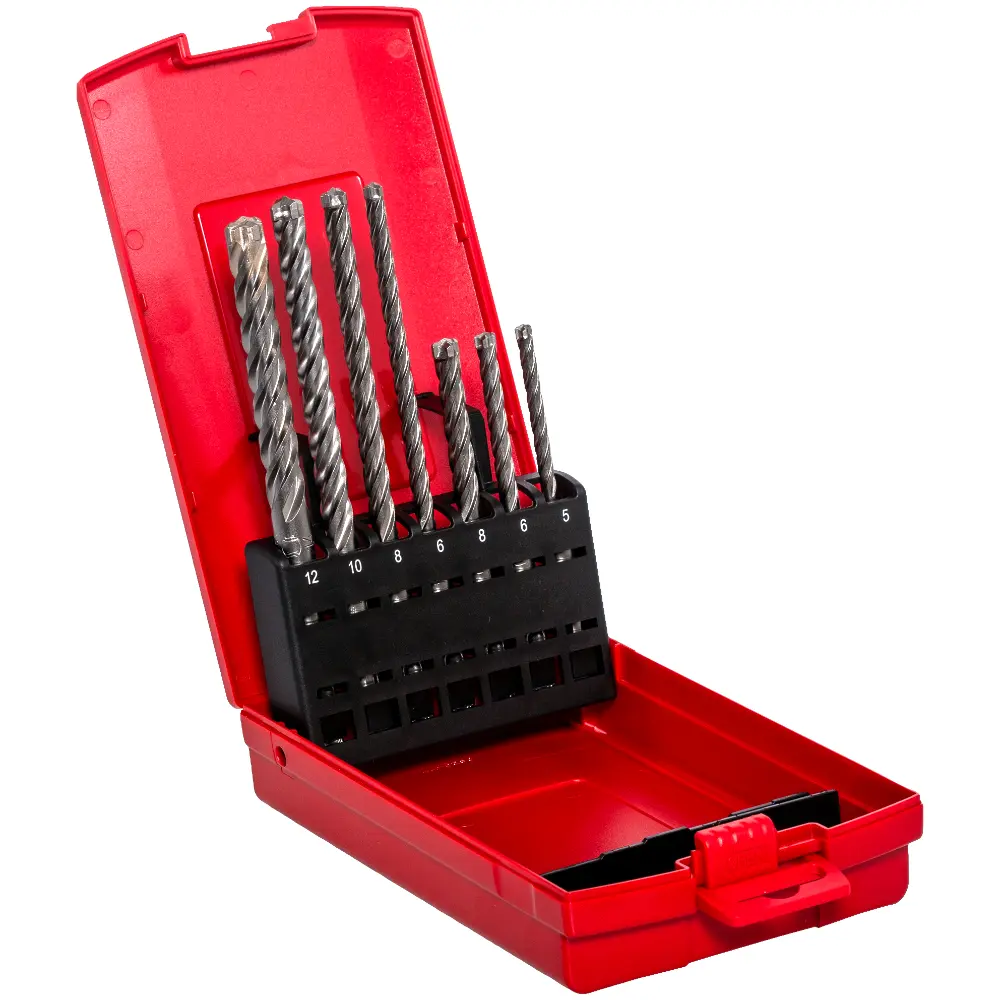 Fischer Hammerbohrer Quattric II S Set 5-12 mm 7 Teile