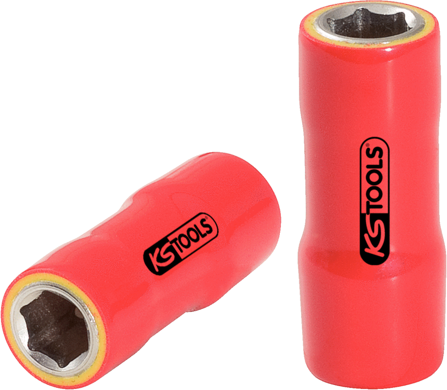 KS Tools 1/4" Stecknuss mit Schutzisolierung