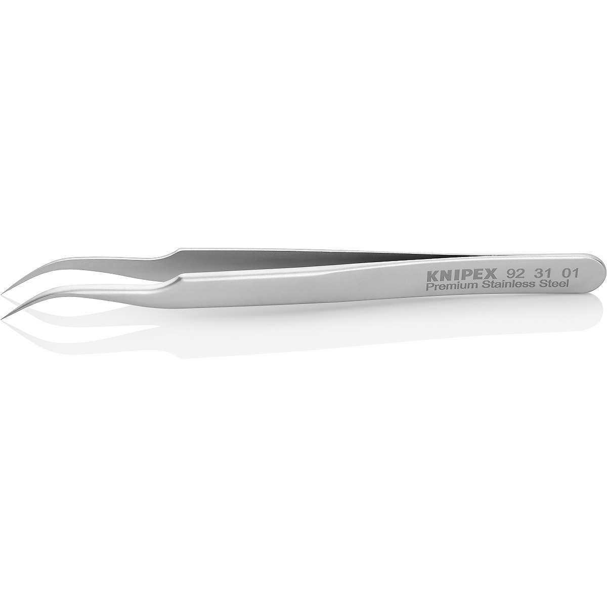 KNIPEX Präzisionspinzette Edelstahl angewinkelt
