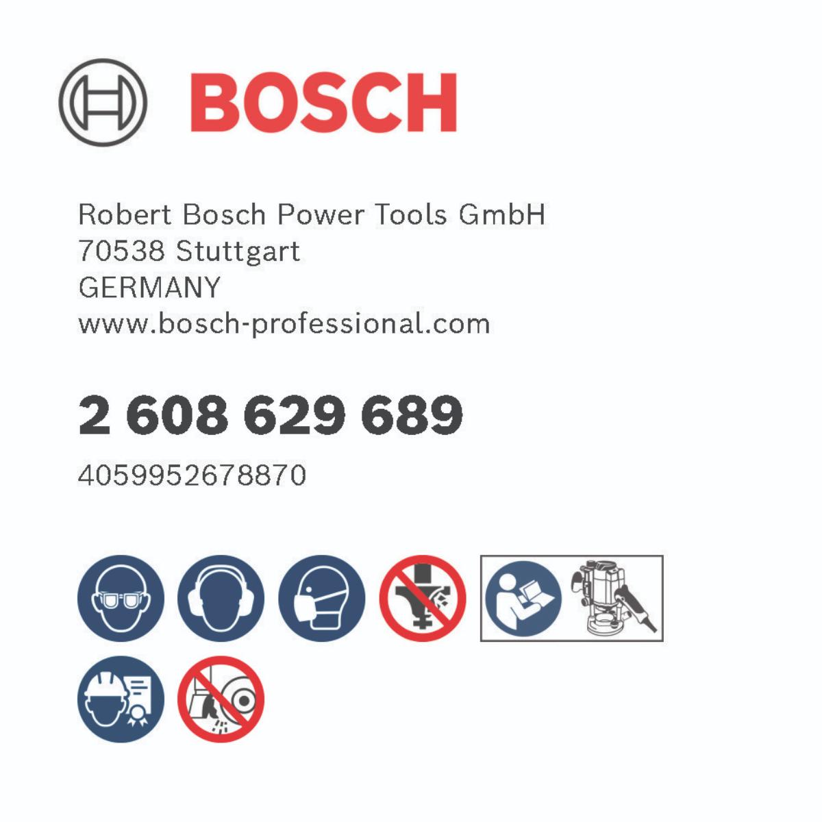 Bosch PRO Zinkenfräser, 15°, Schaft 1/4