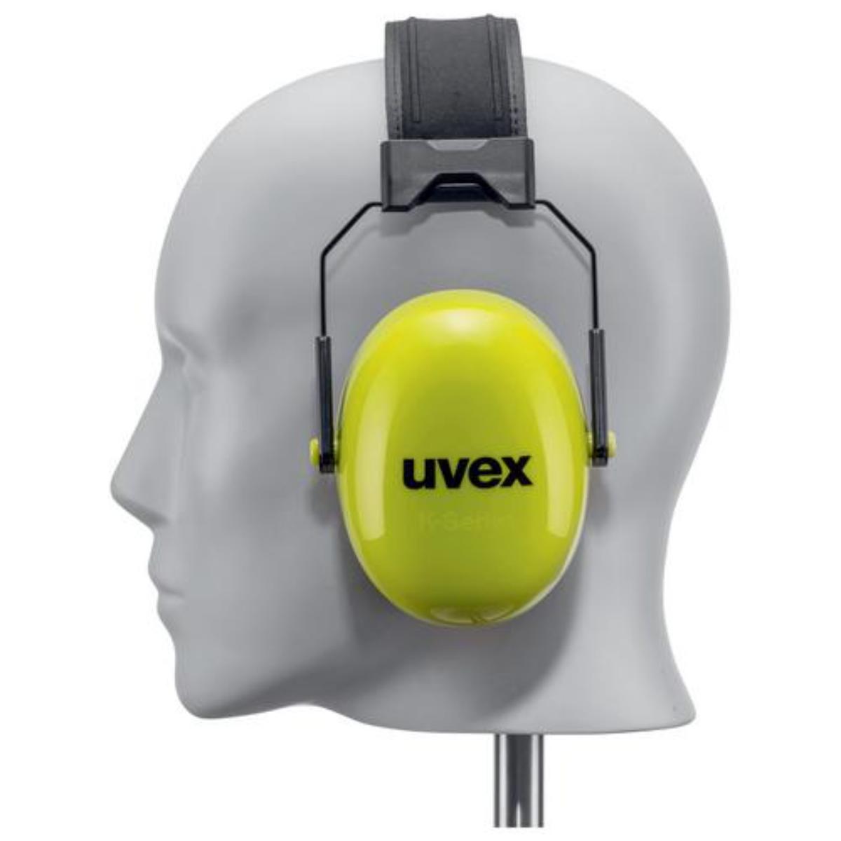 uvex K20 Kapselgehörschutz Gehörschutzkapsel Hi - Viz gelb SNR 33 dB