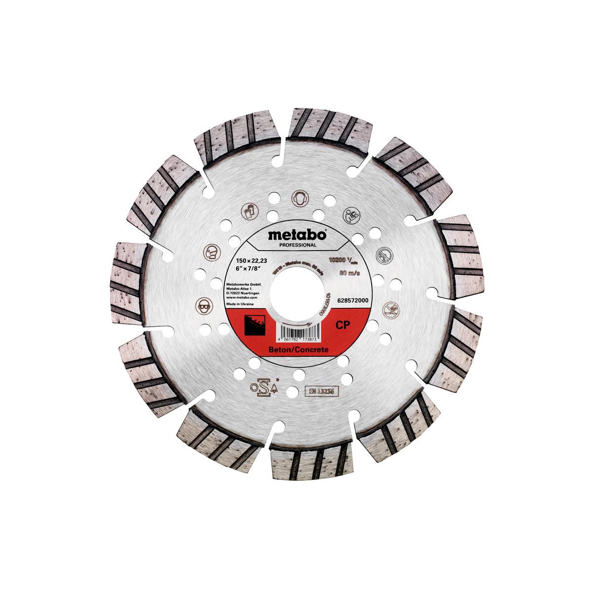 Metabo Diamanttrennscheibe CP, Beton professional