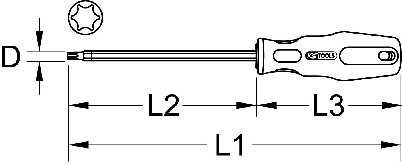 KS Tools BERYLLIUMplus Schraubendreher 