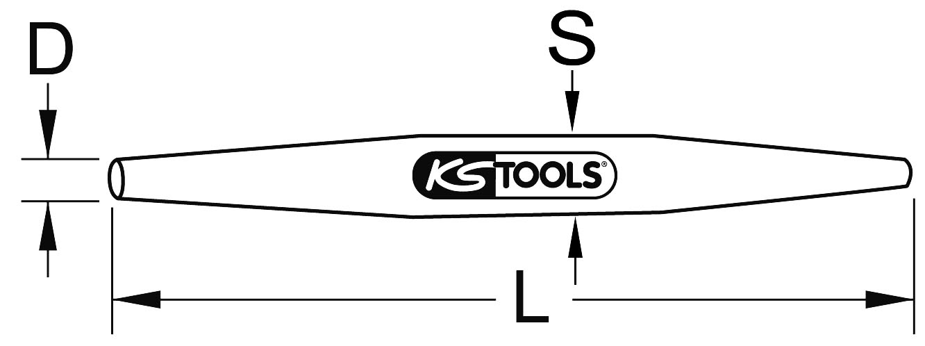 KS Tools BRONZEplus Durchtreiber