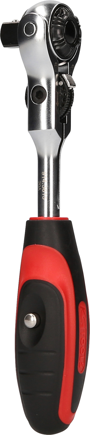 KS Tools 3/8" MODIFIX Mini-T-Griff-Schwenkkopf-Knarre, 72 Zahn, 0°+90°