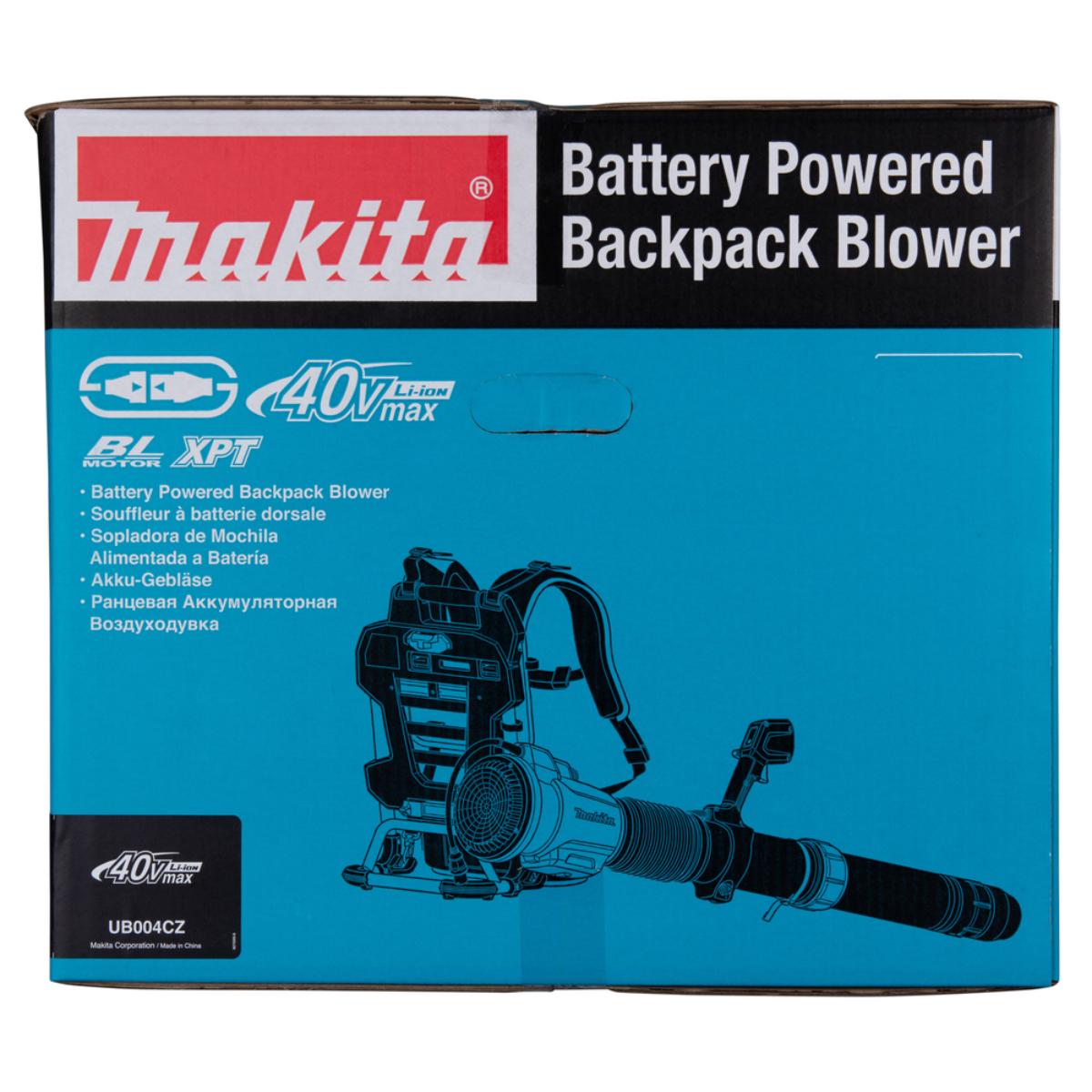 Makita Akku-Rucksackgebläse PDC-Connector - 0-19,7 m³/min - 0-76,3 m/s - UB004CZ