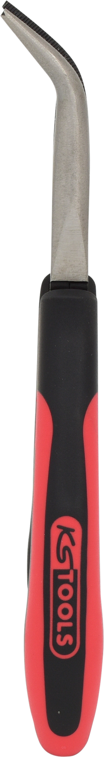 KS Tools SlimPOWER Flachrundzange, gebogen, 210mm