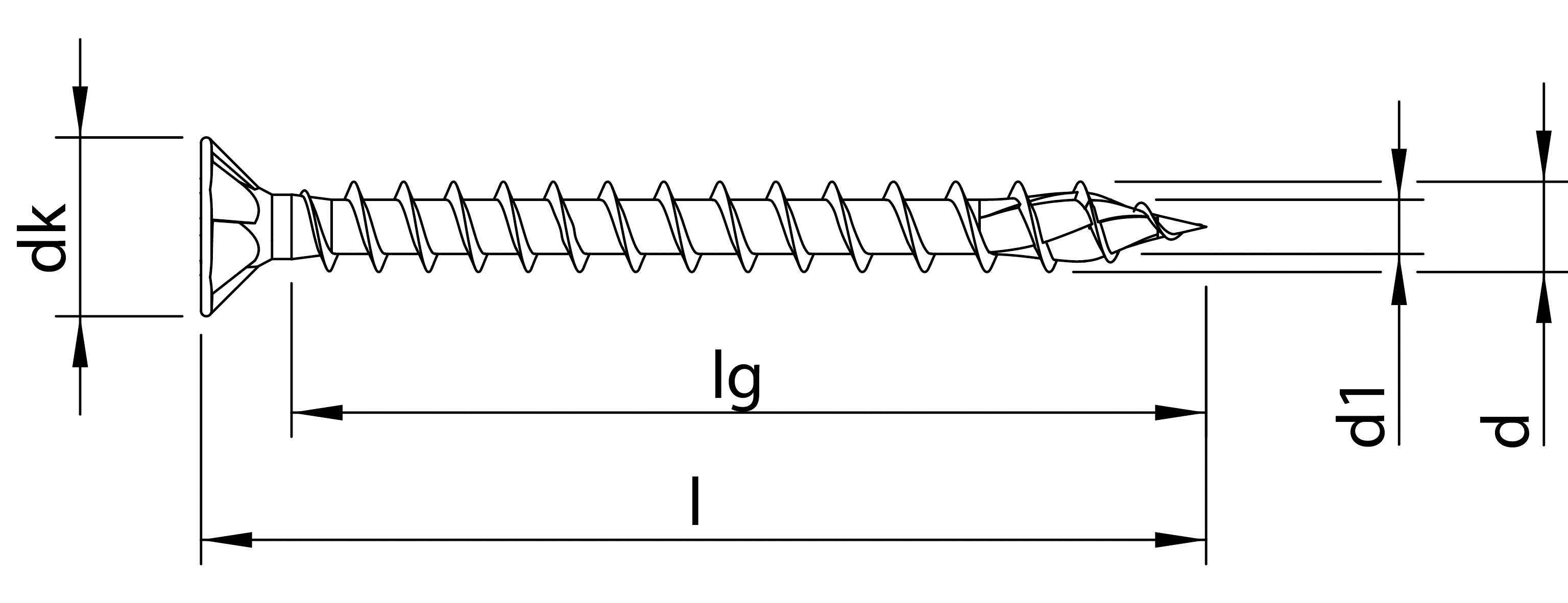 HECO TOPIX-plus, 4,5mm Verlegeschraube, HECO Drive, VVG, A3K, 200 Stück