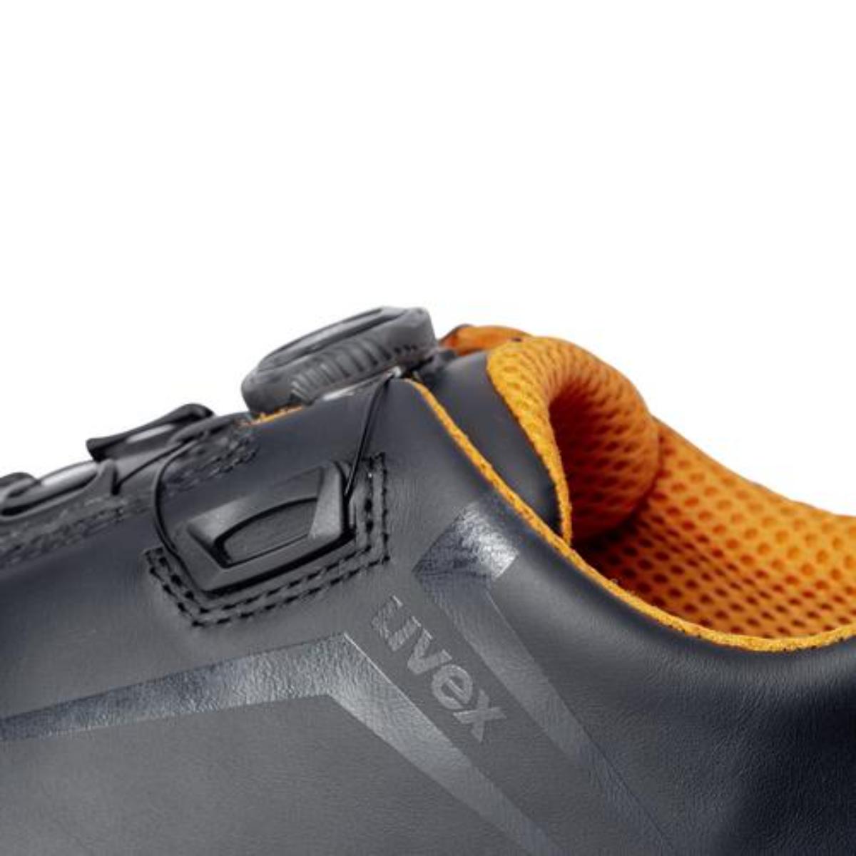 uvex 2 MACSOLE® BOA® Sicherheitsschuh S3L Halbschuh Leder Größe 45 Weite 11
