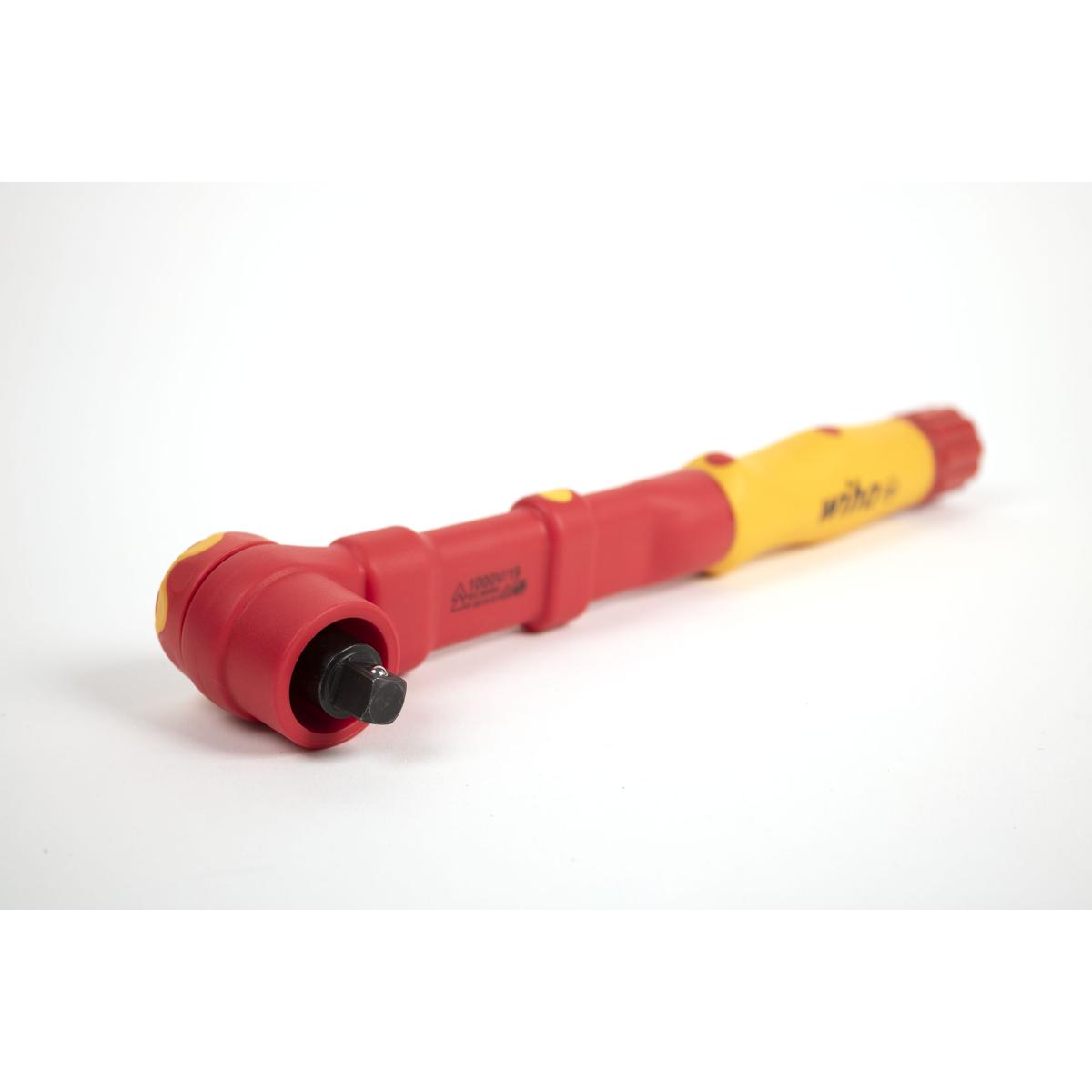 Wiha Drehmomentschlüssel electric 3/8 zoll für Steckschlüssel, variabel einstellbare Drehmomentbegrenzung