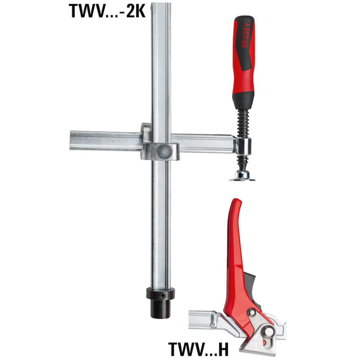 Bessey Spannelement mit variabler Ausladung TWV Hebelgriff