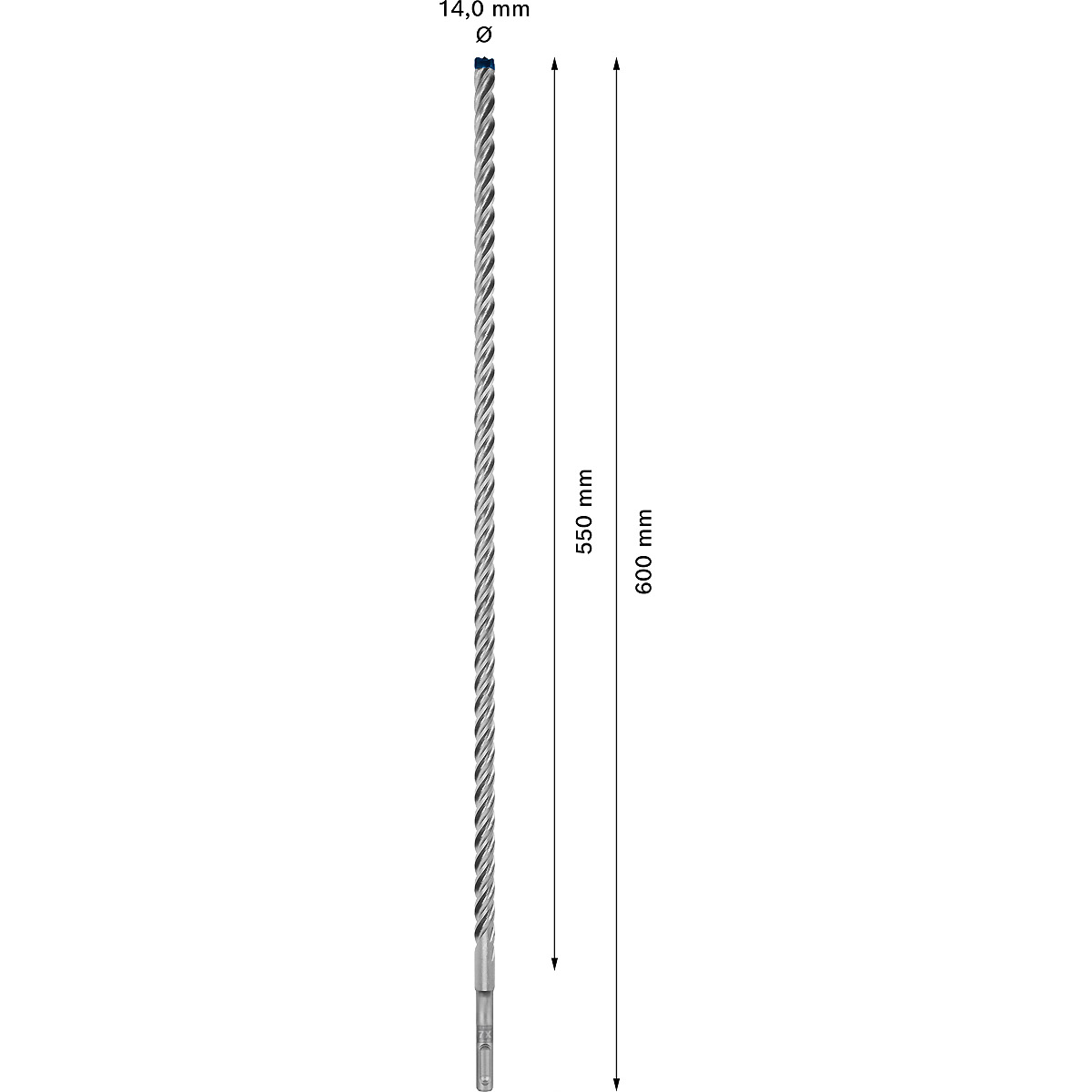 Bosch EXPERT SDS plus-7X Hammerbohrer, für Bohrhämmer ø 14 mm