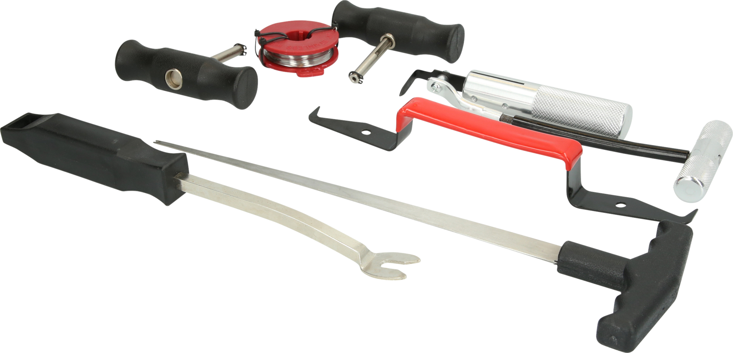 Brilliant Tools Windschutzscheiben-Ausbau-Satz, 7-tlg - BT681100