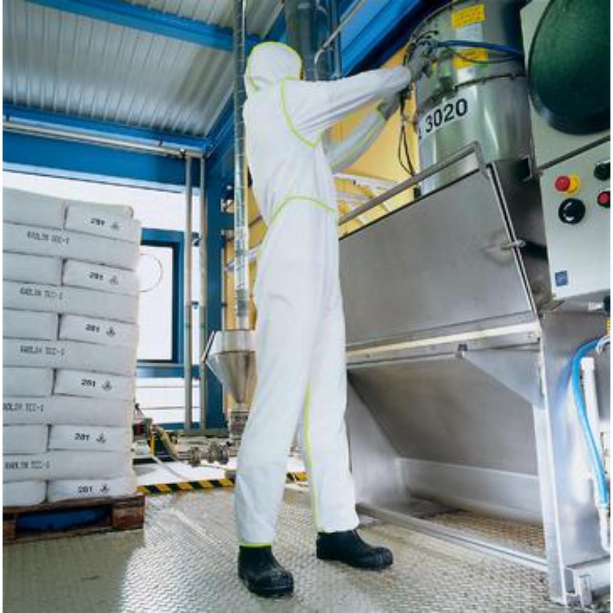 Uvex 5/6 comfort Einwegschutz-Overall weiß/lime