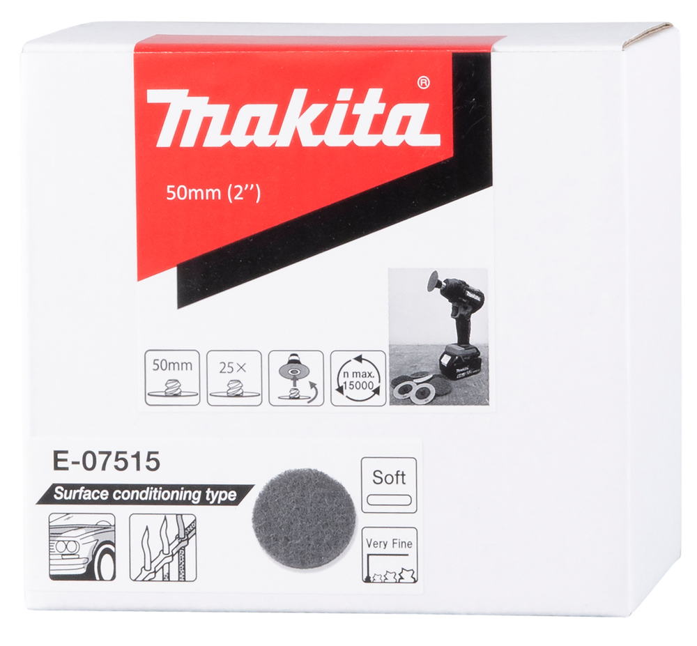 Makita Vliesscheibe, 50 mm - weich sehr fein  - E-07515
