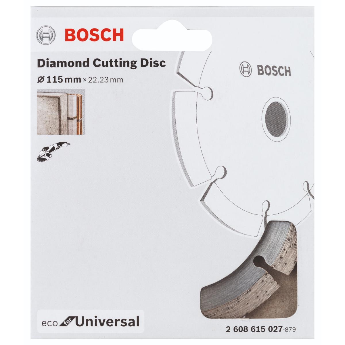 Bosch Diamanttrennscheibe Eco For Universal
