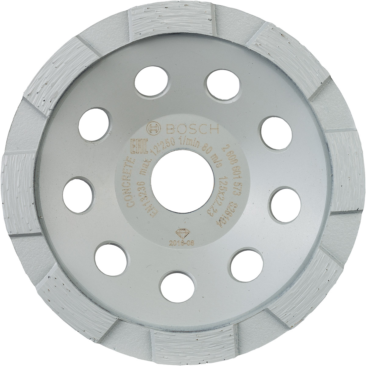 Bosch Diamanttopfscheibe Standard for Concrete, 125 x 22,23 x 5 mm