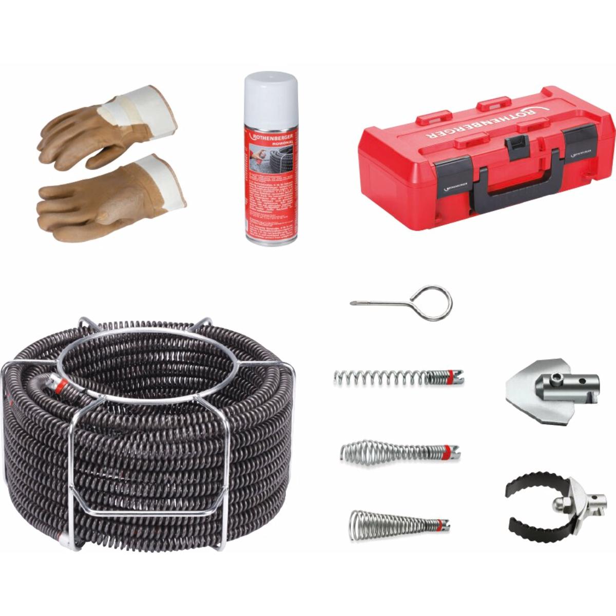 ROTHENBERGER Spiralenwerkzeug-set Standard, 22mm, ohne Führungsschlauch