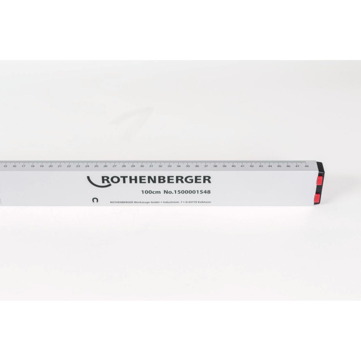 Rothenberger Alu - Wasserwaage 1000mm mit Magneten