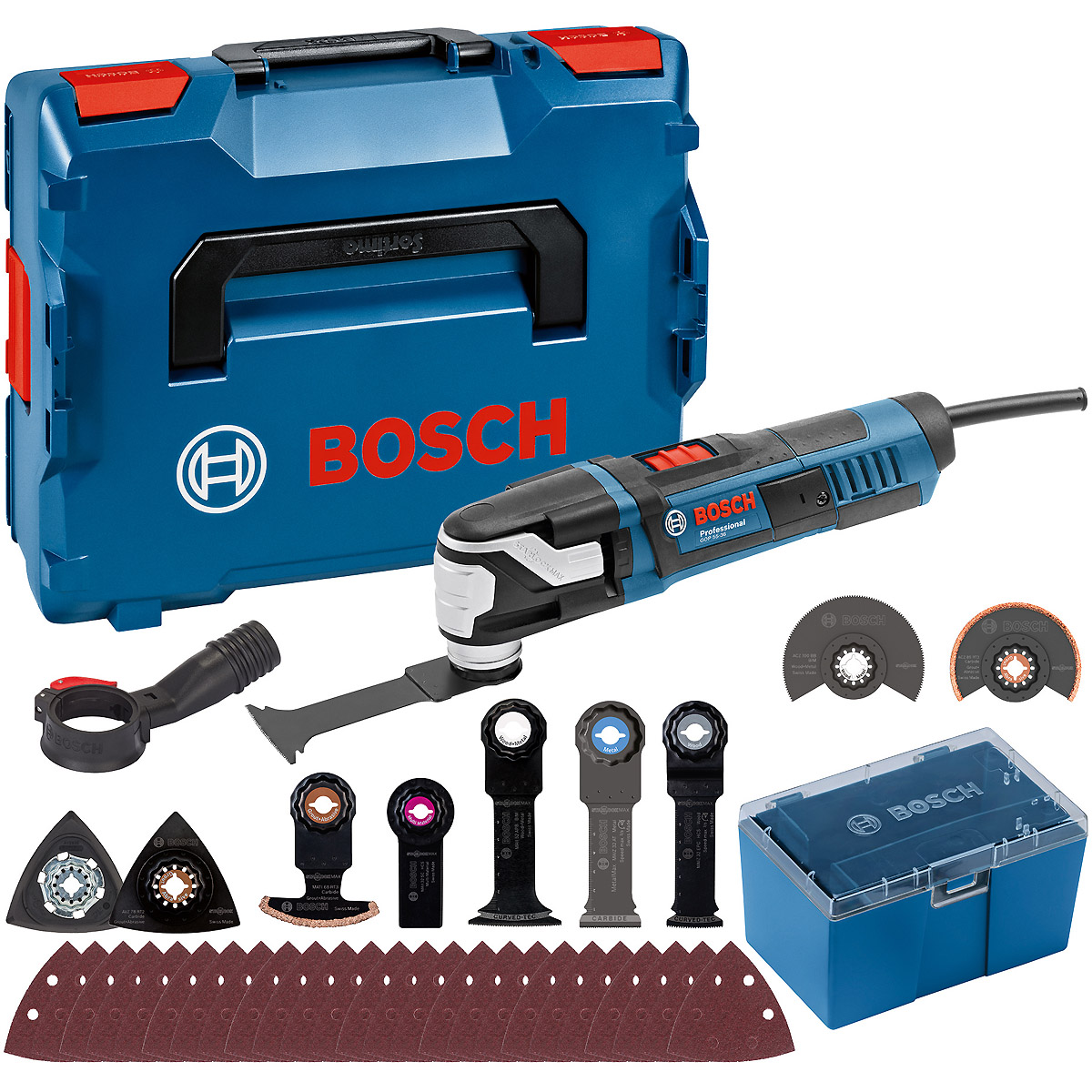 Bosch Multi-Cutter GOP 40-30, mit Zubehör, L-BOXX