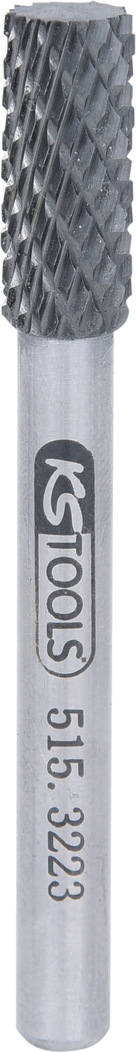 KS Tools HM Zylinder-Frässtift Form A ohne Stirnverzahnung