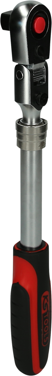 KS Tools 1/2" SlimPOWER Teleskop-Gelenk-Umschaltknarre, 72 Zahn