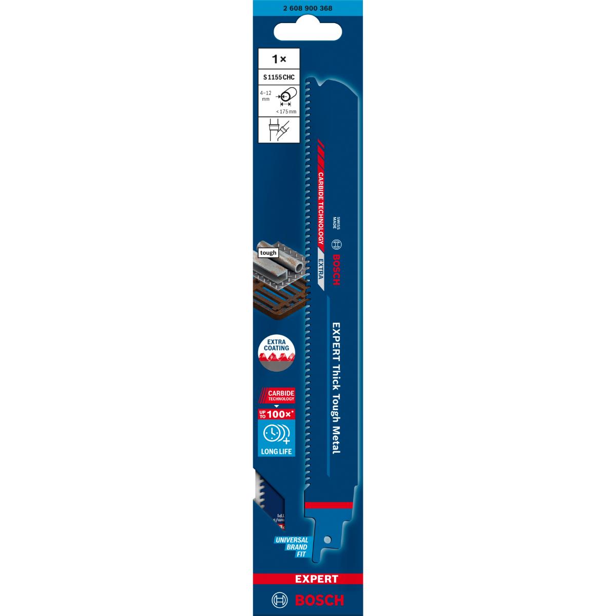 Bosch EXPERT ‘Thick Tough Metal’ S 1155 CHC Säbelsägeblatt