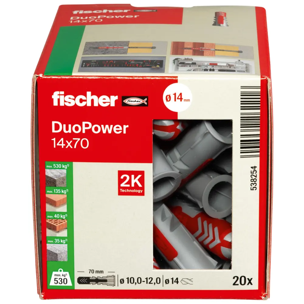 Fischer Universaldübel DuoPower 14x70