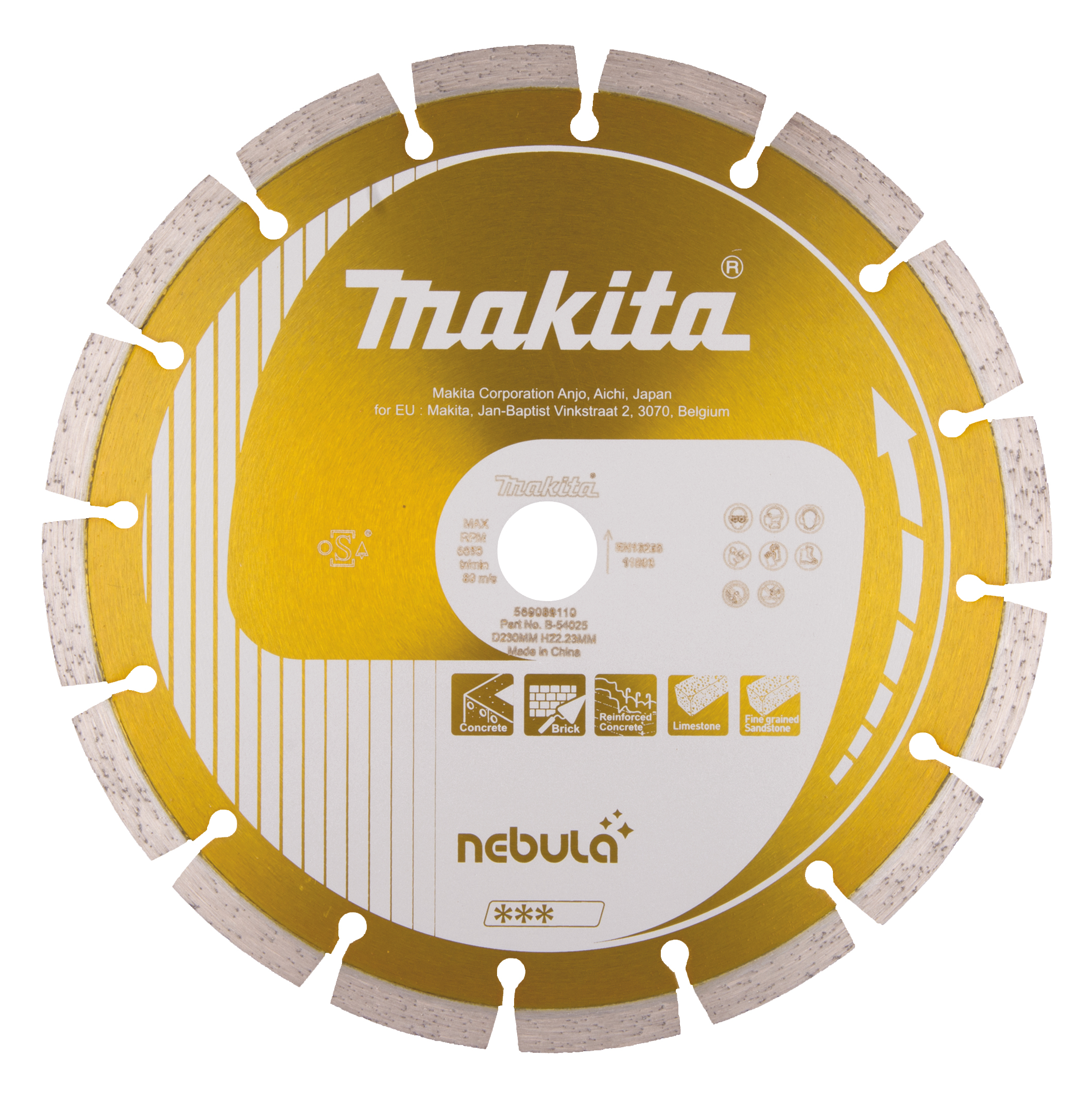 Makita Diamantsch. 230x22,23 Nebula - B-54025