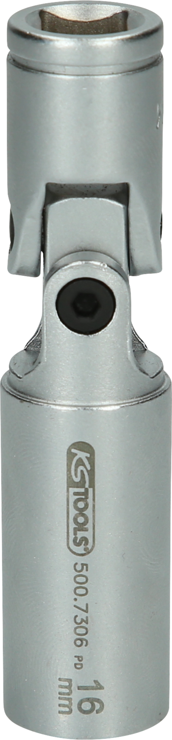 KS Tools 3/8" Glühkerzen-Gelenknüsse, kurz, 75mm