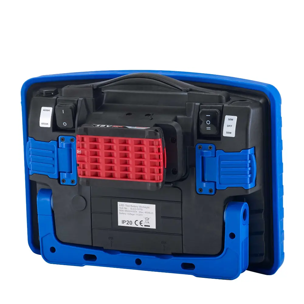 HEDI Arbeitsleuchte LED-Switch 50 Watt mit Wechselakku-System