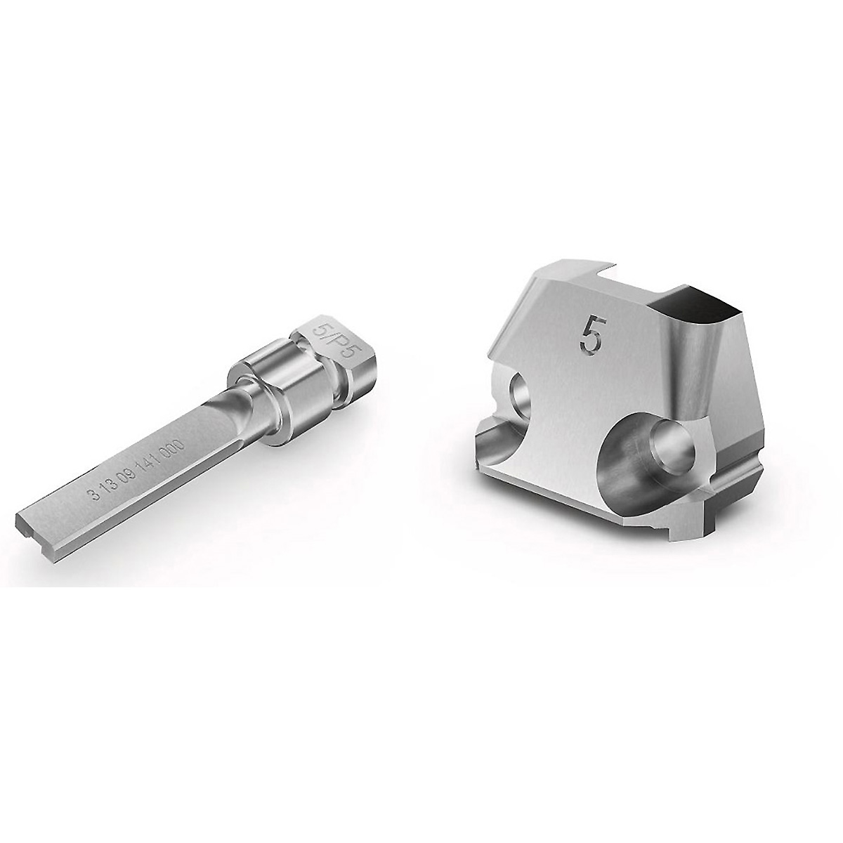 Fein Stempel und Matrize im Set bis 5,0 mm Stahlblech (400 N/mm²)