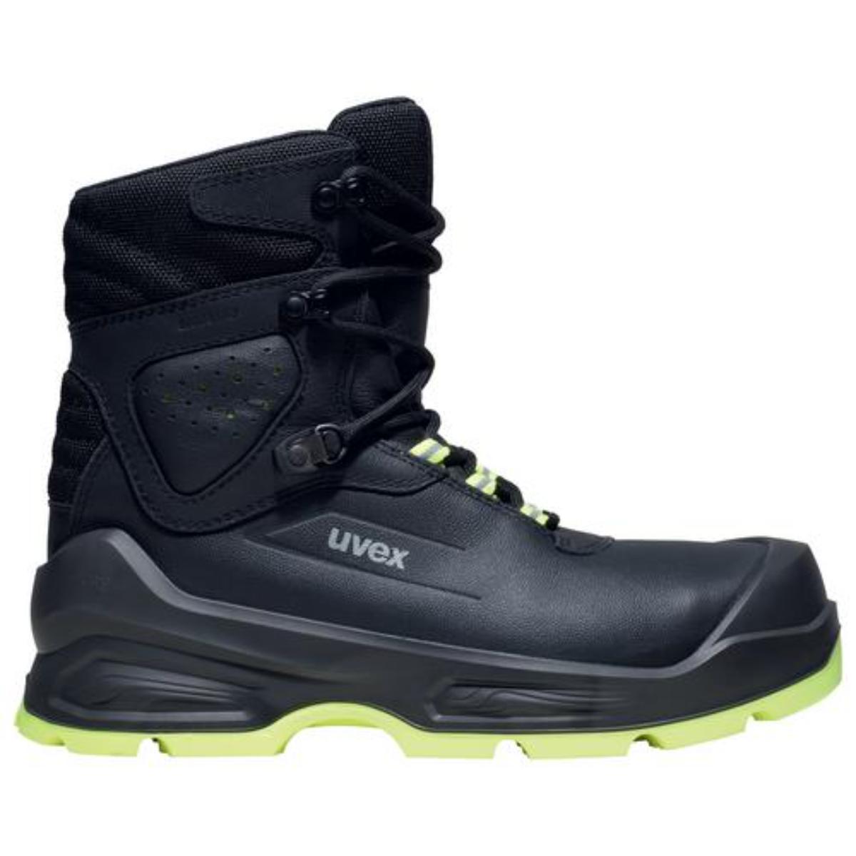 uvex 3 Sicherheitsschuh Stiefel S3, schwarz/gelb