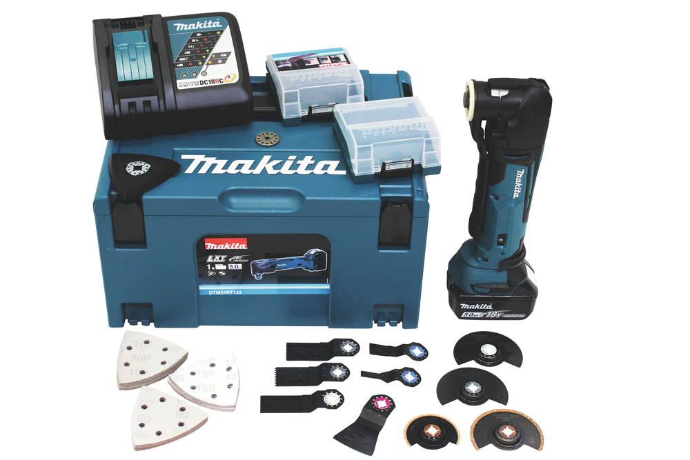 Makita Akku-Multifunktionswerkzeug  - DTM51RT1J3