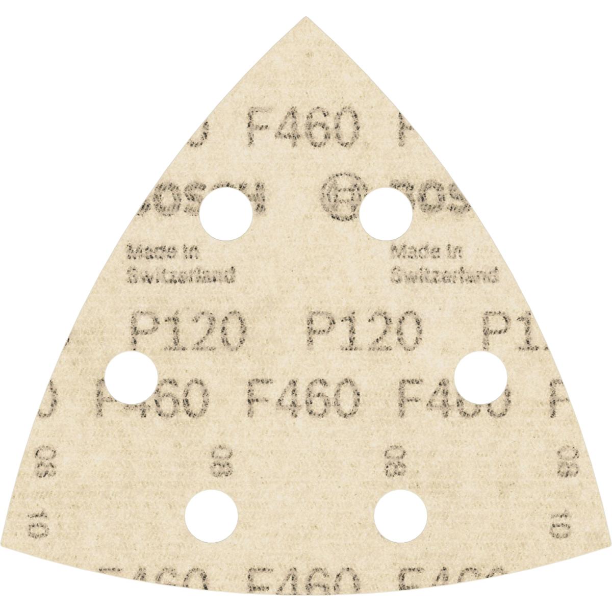 Bosch PRO Schleifblatt F460 Best for Wood and Paint, 93 mm, 40, 5er-Pack