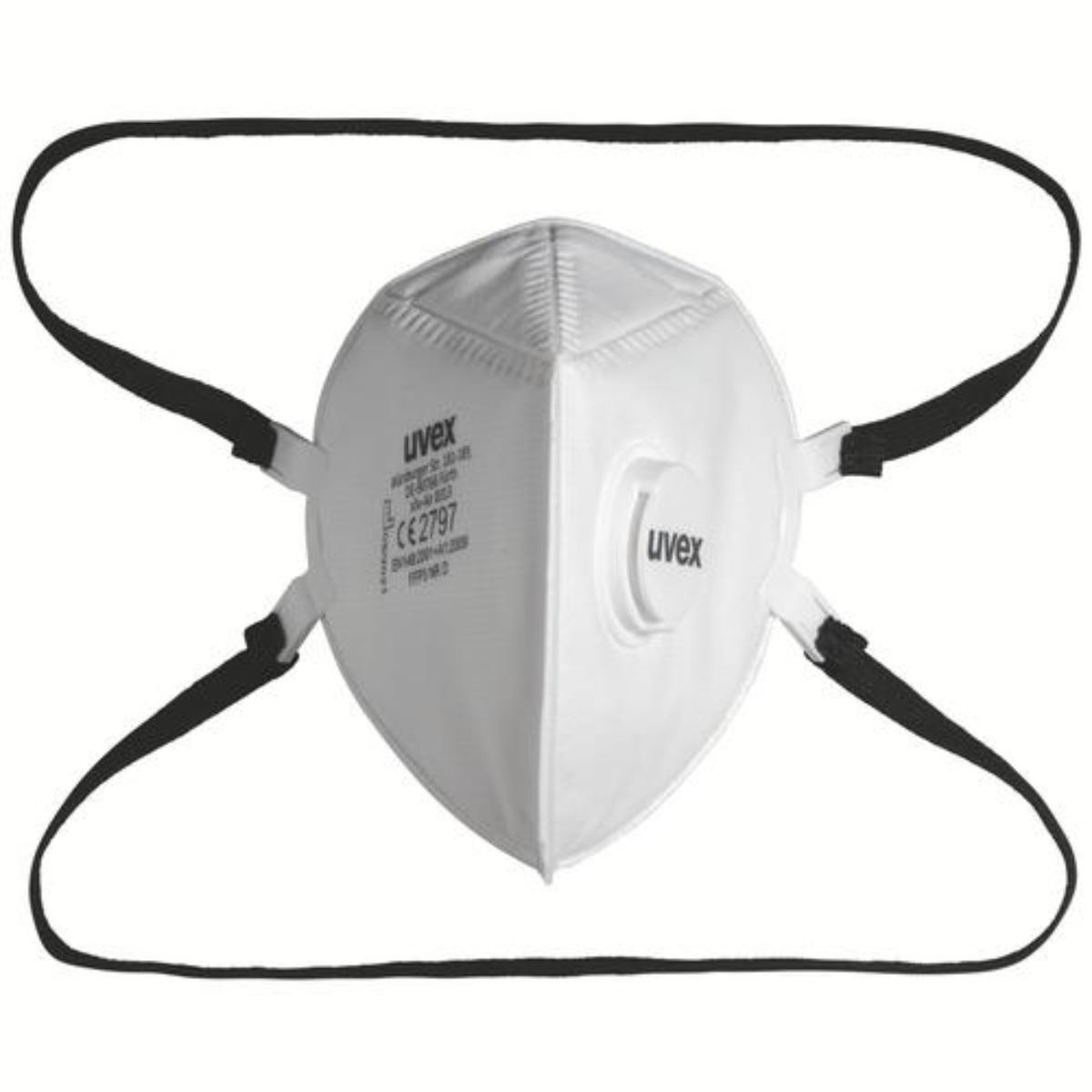 uvex silv-Air e Atemschutzmaske 8313 FFP3 mit Ausatemventil - 15 Stück