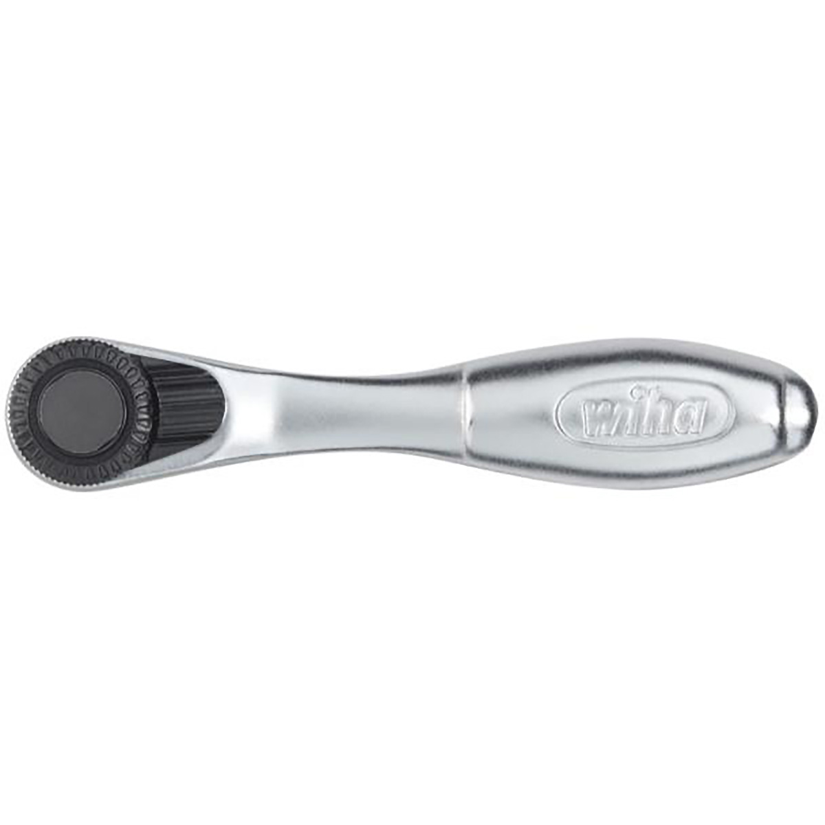 Wiha Bit-Ratsche 90 mm mit Daumenrad Außensechskant 1/4 zoll