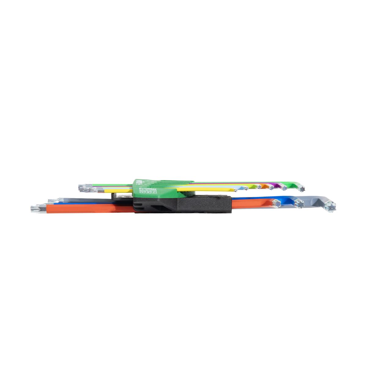Wiha Stiftschlüssel Set im ProStar Halter TORX 9-teilges Set farbig leuchtend