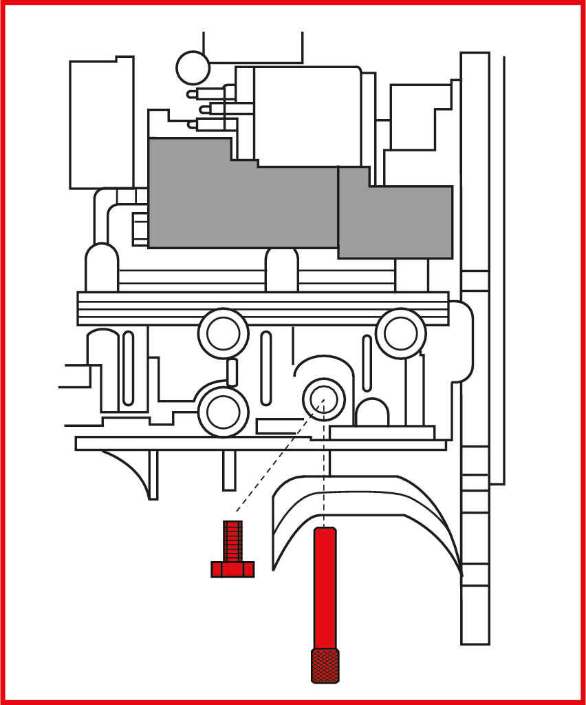 KS Tools Motoreinstell-Werkzeug-Satz für GM - Opel, 6-tlg