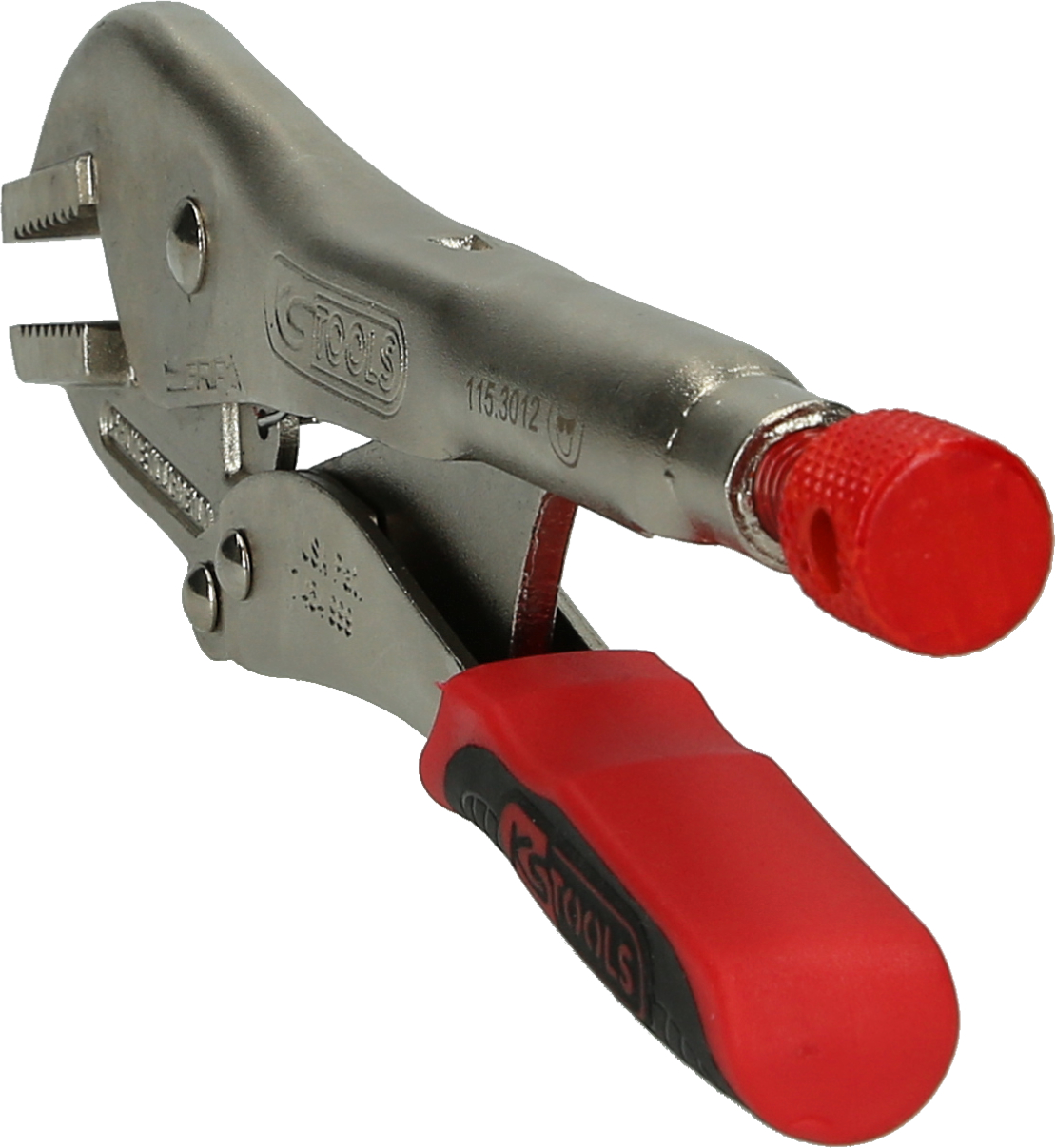 KS Tools Gripzange mit Easy-Release, gerade Backen,50mm,L=250mm