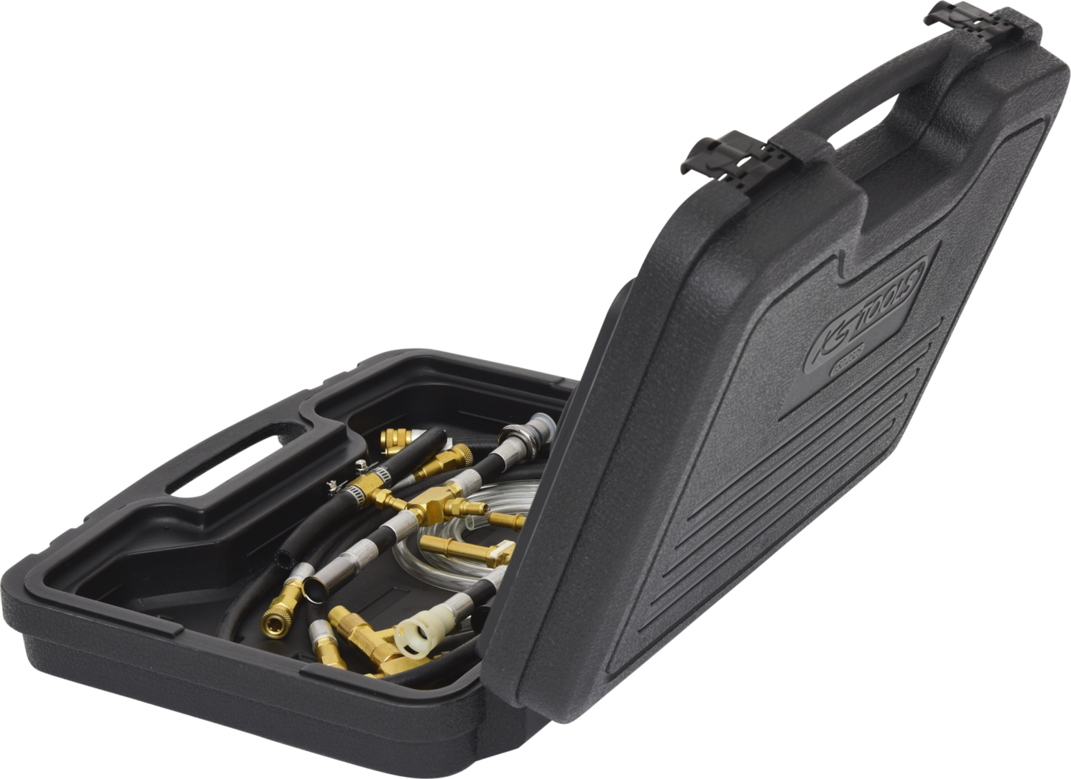 KS Tools Master Kraftstoff-Einspritzsystem-Druckprüfgerät-Satz für Ottomotoren, 42-tlg