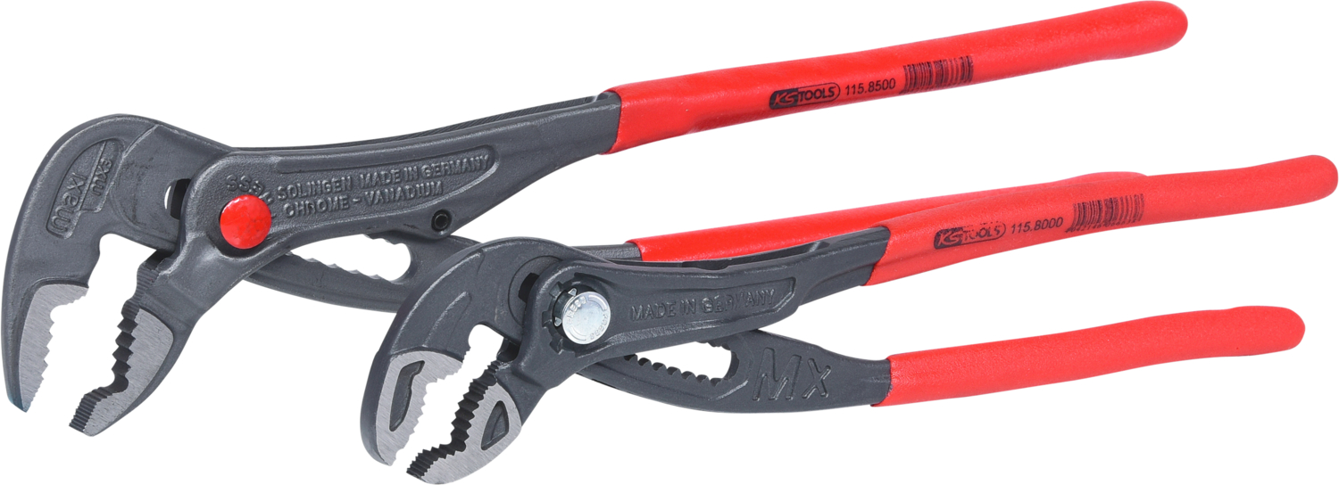 KS Tools Wasserpumpenzangen-Satz, 2-tlg, 10"/12"