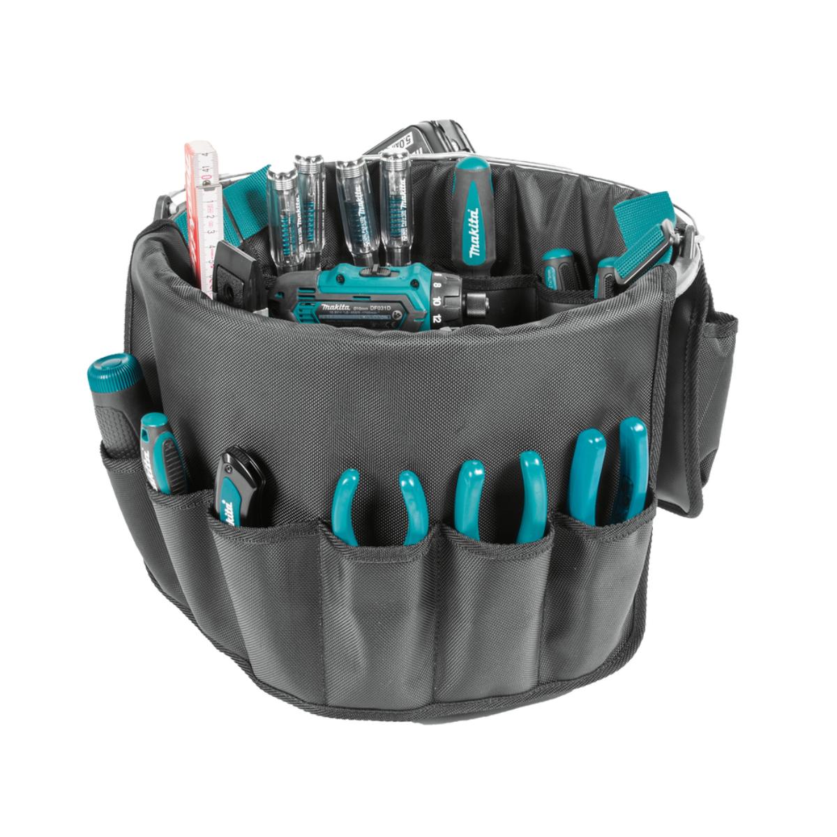 Makita Eimertasche 470x320 mm, 0,68 kg, 3,2 l, Für 20 l Baueimer