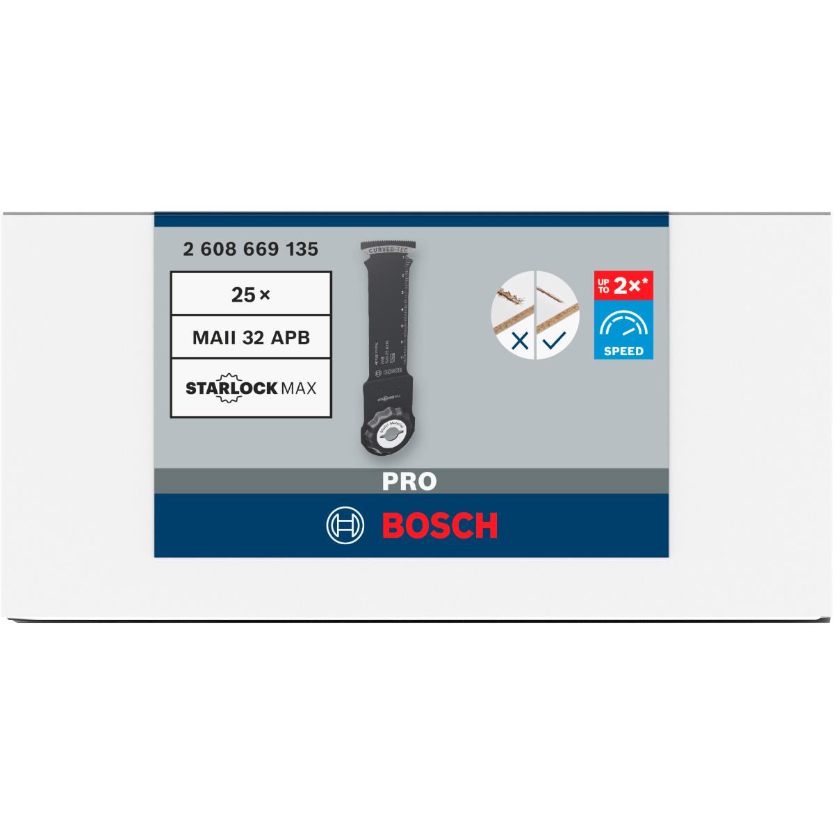 Bosch PRO MAII 32 APB Blatt für Multifunktionswerkzeuge,32 x 80 mm